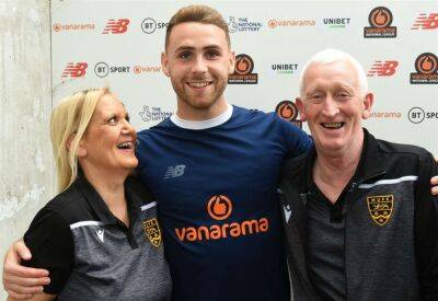 Defender George Fowler thanks his 'Maidstone mum and dad' after the Stones' title triumph