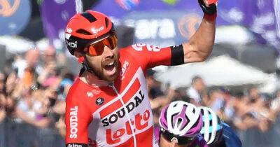 Hugh Lawson - Julien Pretot - Mathieu Van - Cycling-De Gendt claims another grand tour win at Giro d'Italia - msn.com - France - Belgium - Netherlands - Spain - Italy - county Thomas