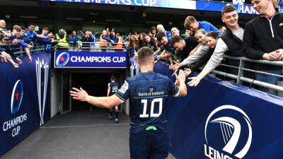 Johnny Sexton - James Lowe - Leo Cullen - Robbie Henshaw - Garry Ringrose - Hugo Keenan - Leinster Rugby - Ratings: Sexton in a class of his own in semi-final win - rte.ie