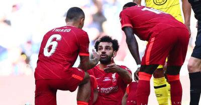 Salah forced off injured in FA Cup final