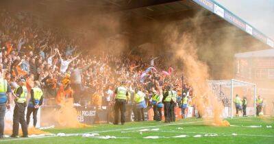 Furious Malky Mackay insists 'lives in danger' as he slams Dundee United fans for launching flares