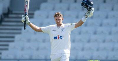 Joe Root - Ollie Robinson - Zak Crawley - Harry Brook - Matt Parkinson - Jamie Overton - Root's maiden Roses ton leads Yorkshire fightback - msn.com