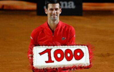 Djokovic reaches Rome final with 1,000th career win