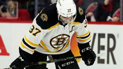 Patrice Bergeron - Carolina Hurricanes - Brad Marchand - After Boston Bruins' elimination, focus shifts to future of captain Patrice Bergeron, 37, but 'it's too early right now' to make decision - espn.com -  Boston