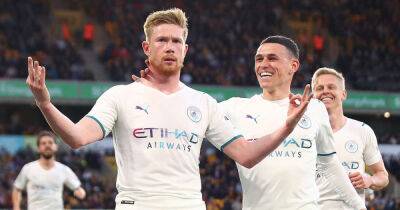 Foden says De Bruyne has hit new heights as Man City close in on title