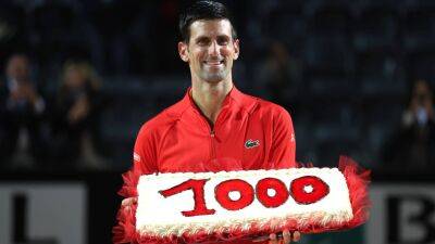 Novak Djokovic reaches Italian Open final after claiming 1,000th tour-level victory