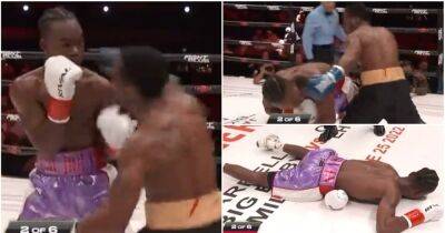 Evander Holyfield - Evander Holyfield's son, Evan, gets brutally knocked out in massive upset - givemesport.com - county Mcdonald