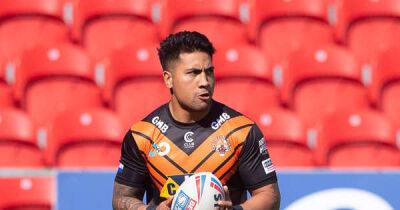 Castleford Tigers winger Sosaia Feki suffers setback on road to recovery