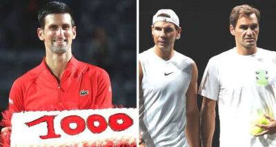 Novak Djokovic fails to match Rafael Nadal in 1000th win standings but beats Roger Federer