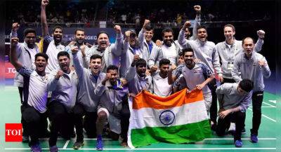 'Entire nation is elated': India rejoices in historic Thomas Cup badminton triumph