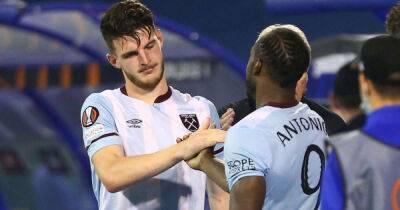 ‘His decision at the end of the day’ – Antonio remains coy on Rice’s West Ham future