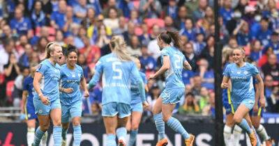 Chelsea vs Man City LIVE: Women’s FA Cup final latest score and goal updates as Sam Kerr header cancelled out by Lauren Hemp stunner