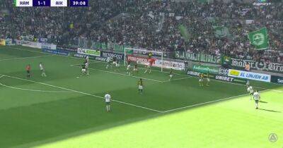 Watch Celtic 'target' Mohanad Jeahze slam home brilliant free kick for Hammarby