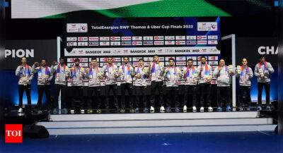 Kidambi Srikanth - PM Narendra Modi hails Thomas Cup triumph, invites shuttlers to his residence - timesofindia.indiatimes.com - Indonesia - India - Malaysia -  Bangkok