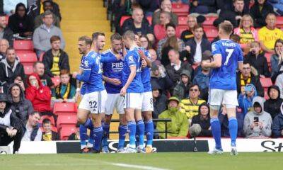 Jamie Vardy and Harvey Barnes help Leicester sweep aside relegated Watford