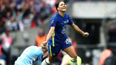 Sam Kerr nets twice as Chelsea beat Manchester City after extra-time to secure Double with FA Cup win