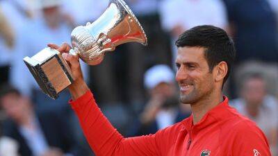 Novak Djokovic - 'My best shape' - Novak Djokovic says Rome title win over Stefanos Tsitsipas is perfect preparation for French Open - eurosport.com - France -  Rome - Greece