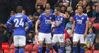 Jamie Vardy - James Maddison - Harvey Barnes - Marc Albrighton - Youri Tielemans - Premier League: Watford suffer Leicester mauling - timesofindia.indiatimes.com -  Leicester