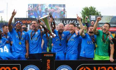 Stockport seal National League title and EFL return after 11 years