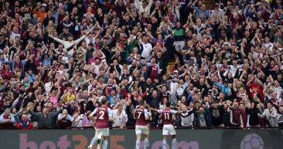 Aston Villa players 'praying for' teammate after Crystal Palace injury