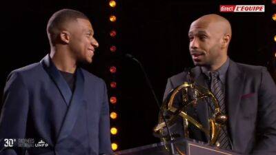 La genial reacción de Henry escuchando a Mbappé hablar de su futuro - en.as.com - Madrid