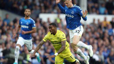 Ivan Toney - Rico Henry - Salomon Rondon - Brentford - Everton vs Brentford ratings: Branthwaite 3, Richarlison 8; Henry 8, Eriksen 9 - thenationalnews.com
