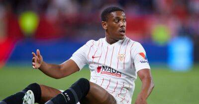 Anthony Martial receives fresh injury blow with Sevilla ahead of Manchester United loan return