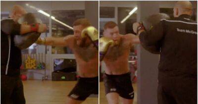 Conor McGregor posts new training footage showing off 'bow and arrow' punch