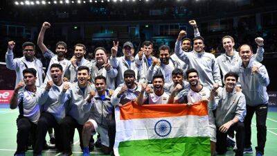 India's badminton team creates history with Thomas Cup win