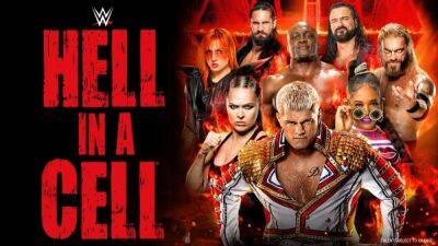 Royal Rumble - Seth Rollins - Drew Macintyre - Bobby Lashley - Becky Lynch - Ronda Rousey - Bianca Belair - Cody Rhodes - WWE Hell in a Cell 2022 Match Card Predictions - givemesport.com