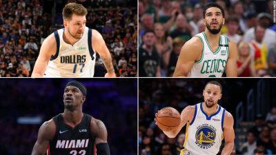 Luka Doncic - Toni Kroos - Phoenix Suns - Jimmy Butler - Jayson Tatum - Stunning upsets, experienced vets and one inspired Slovenian lead to thrilling NBA Conference Finals - edition.cnn.com -  Boston - county Bucks - Slovenia - county Dallas - county Maverick -  Phoenix