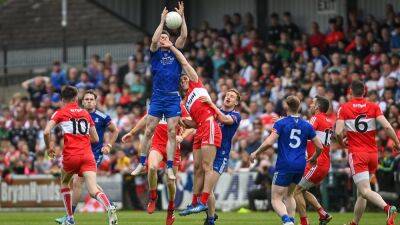 Derry Gaa - Monaghan Gaa - Colm O'Rourke: Derry will need to up scoring rate - rte.ie - Ireland