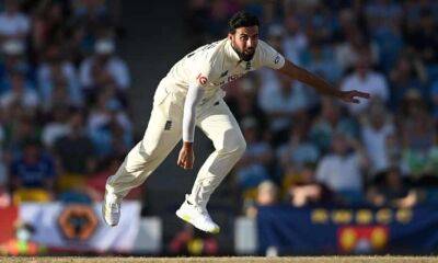 Saqib Mahmood ruled out for rest of season for England with stress fracture