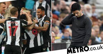 Advantage Tottenham as Arsenal lose to Newcastle United in top-four battle