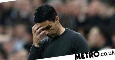 Mikel Arteta refuses to defend Arsenal players after Newcastle United defeat