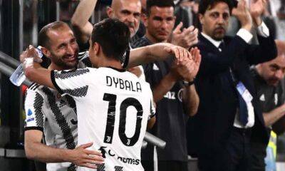 Juventus held by Lazio amid emotional farewells for Chiellini and Dybala