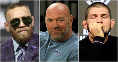 Dana White left Conor McGregor and Khabib Nurmagomedov off his UFC Mount Rushmore