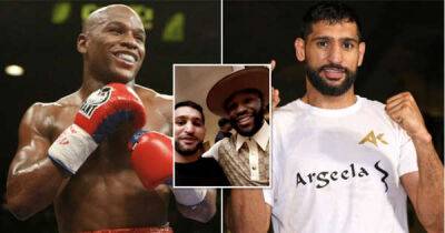 Floyd Mayweather tried to stop Amir Khan from retiring so they could 'get it on'