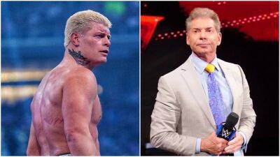 Vince McMahon's reaction to Cody Rhodes' signature neck tattoo