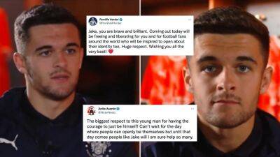 Jake Daniels praised by women's football stars for coming out as gay