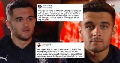 Women’s football stars praise “brave and brilliant” Jake Daniels after he comes out as gay