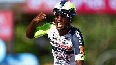 Biniam Girmay: Trailblazing Eritrean beats Mathieu van der Poel to make history with Giro d’Italia victory
