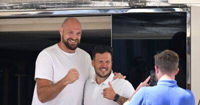 Tyson Fury enjoys lavish holiday on £18k-a-night yacht in Cannes with wife Paris and kids