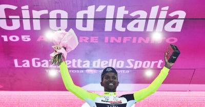 Pritha Sarkar - Cycling-Girmay wins Giro stage 10 as Lopez retains pink jersey - msn.com - Spain - Italy - Eritrea