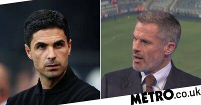 Liverpool legend Jamie Carragher ‘really fears’ for Mikel Arteta after Arsenal all but blow top-four hopes