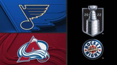 Hockey Night in Canada: Blues vs. Avalanche, Game 1