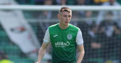 Hibs kid Jacob Blaney 'lost for words' after making Easter Road debut