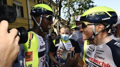 Sean Kelly - Arnaud Demare - Robbie Macewen - 'I'm in awe' - Biniam Girmay lauded after seeing off Mathieu van der Poel in historic win at Giro d'Italia - eurosport.com - Eritrea