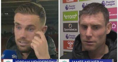 Aston Villa - Jurgen Klopp - James Milner - Liverpool FC duo agree on final day game plan to take Premier League title off Man City - manchestereveningnews.co.uk - Manchester - Jordan -  Man