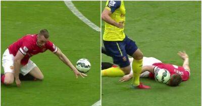 Manchester United: Phil Jones' infamous head tackle v Arsenal remembered